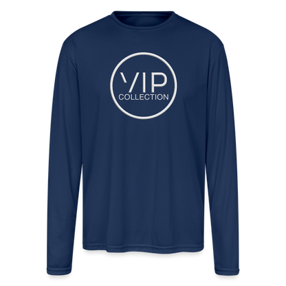 VIP White Label Performance Long Sleeve T-Shirt - navy