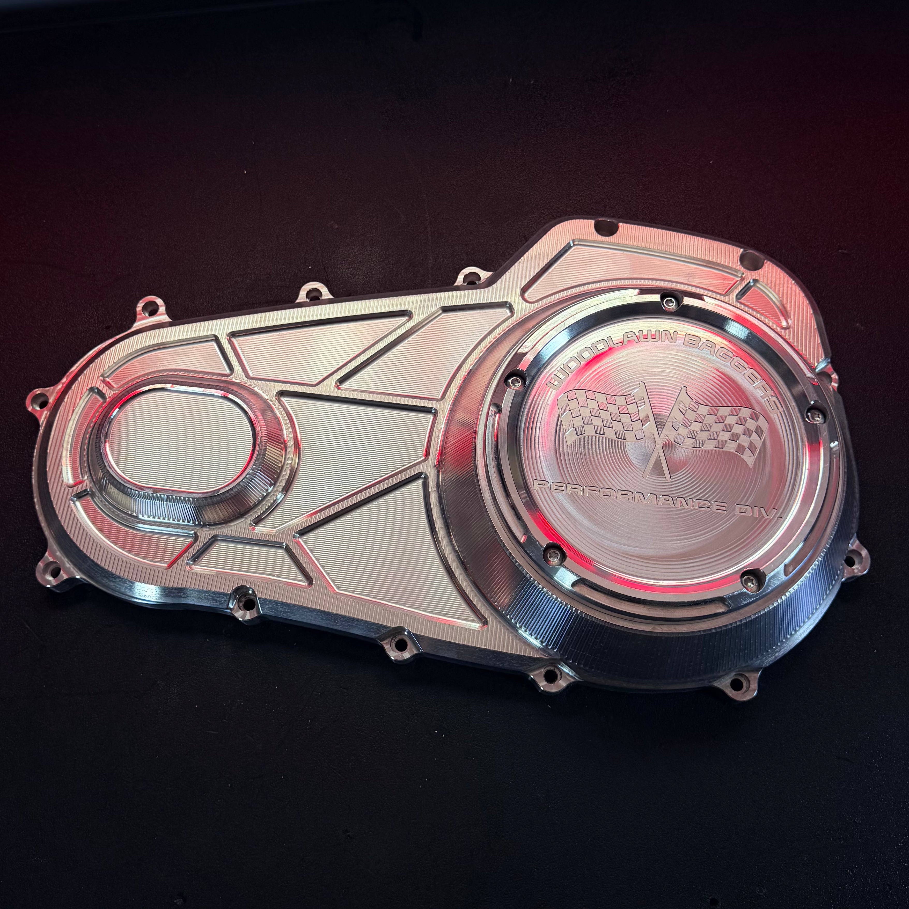 Woodlawn Baggers Billet Primary Clutch Cover for 2023.5+ Harley-Davidson®