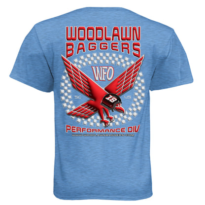 Heather Columbia Blue - BACK