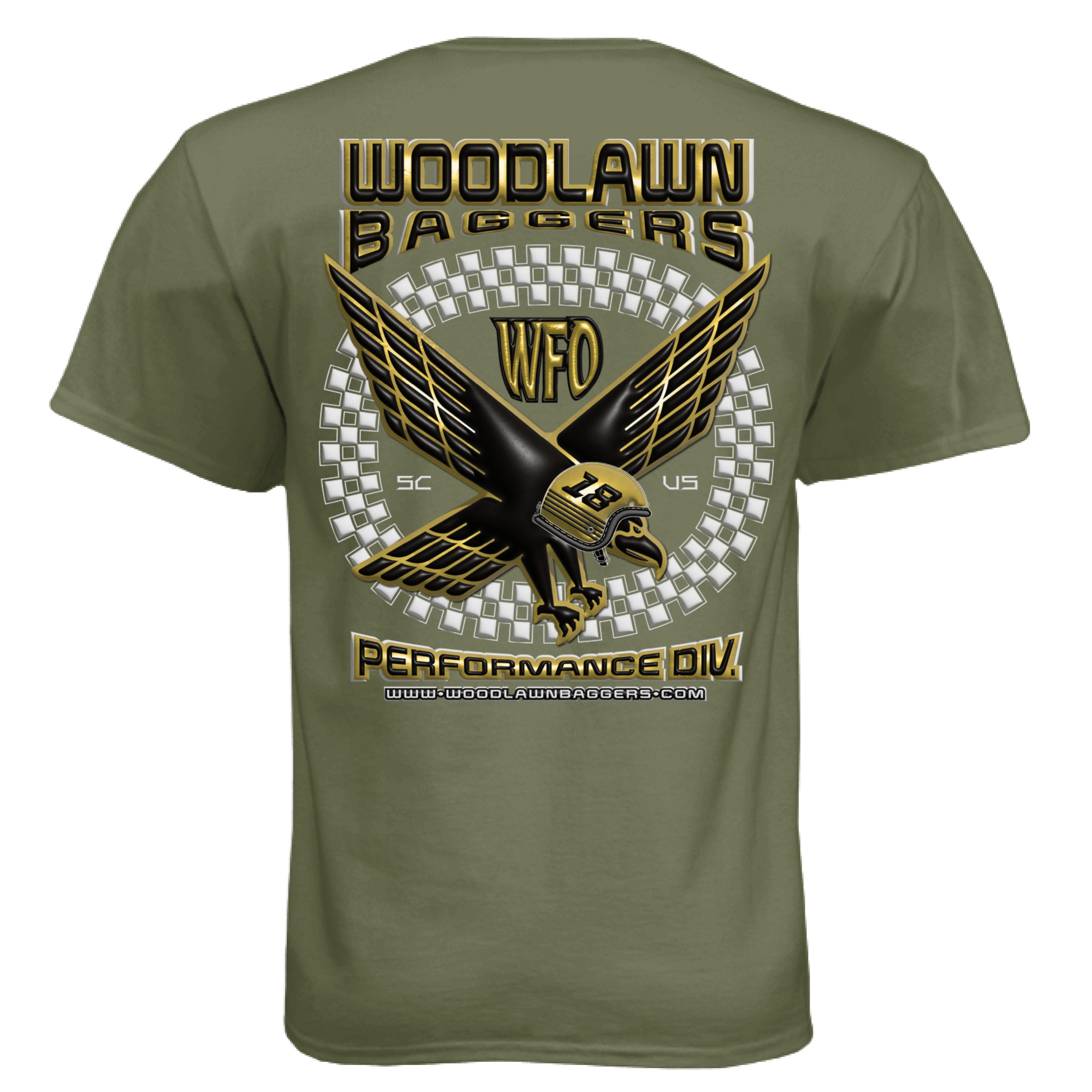 Military Green - BACK