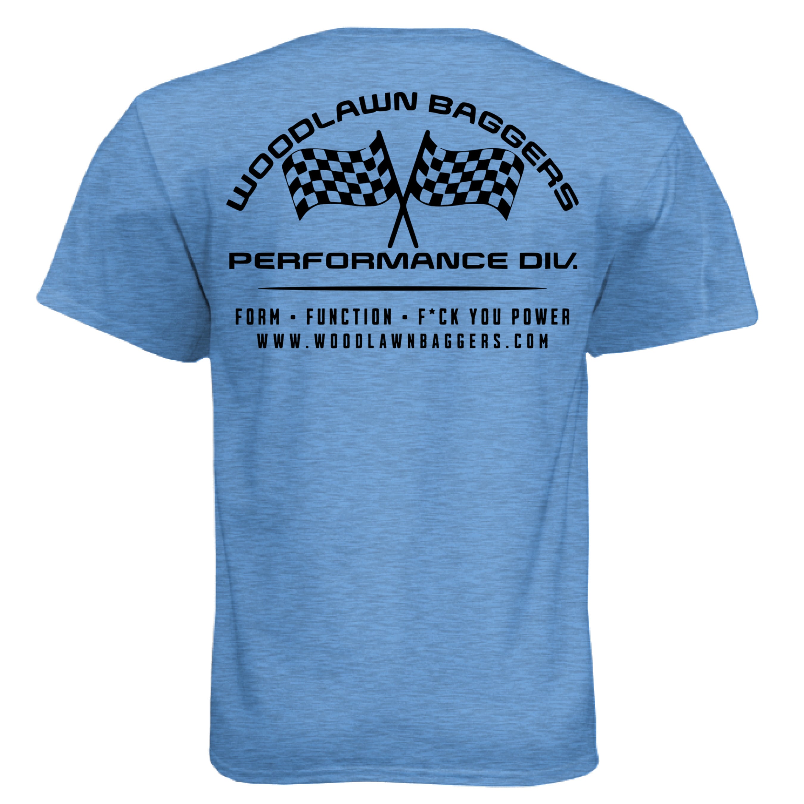 Heather Columbia Blue - BACK