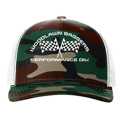 Green Camo/ White - FRONT