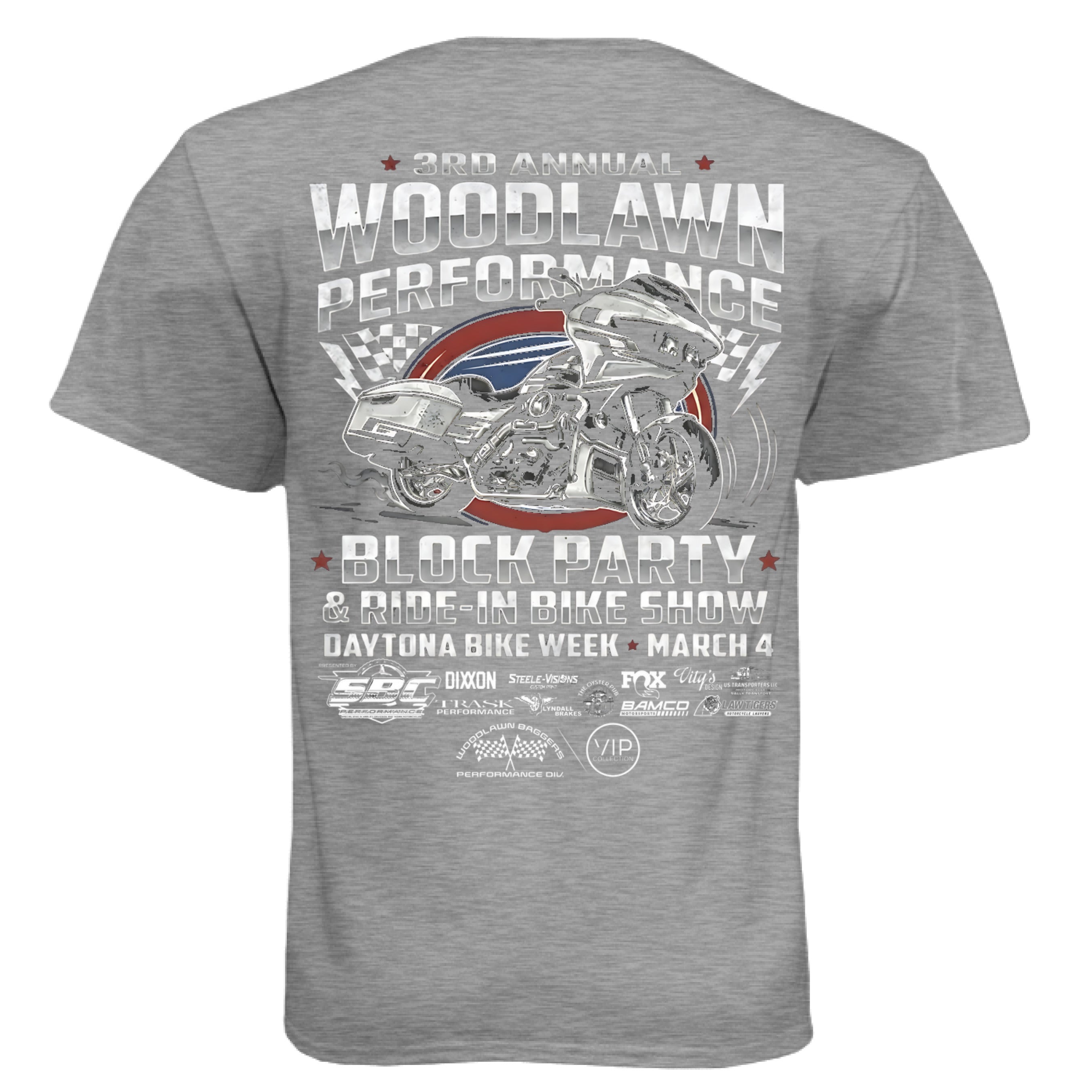 Dark Heather Grey (60/40) - BACK