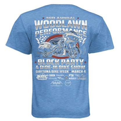 Heather Columbia Blue - BACK