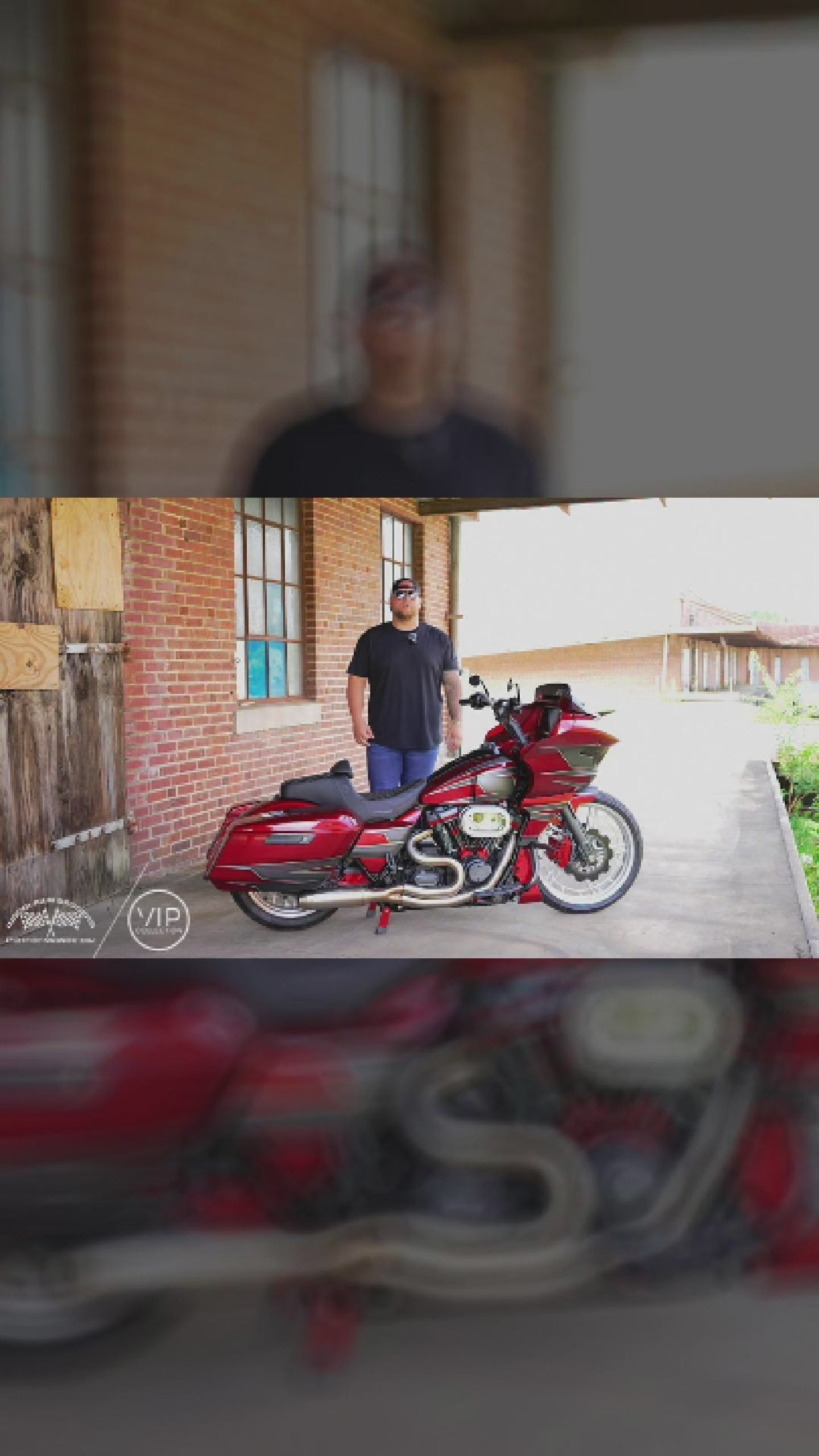 Load video: Ruby Red Harley-Davidson Road Glide Hybrid