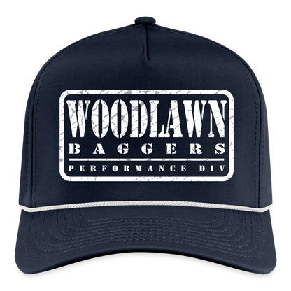 WB Patch White - navy/white