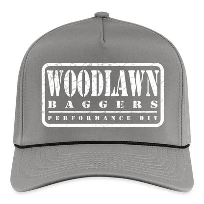 WB Patch White - gray/black