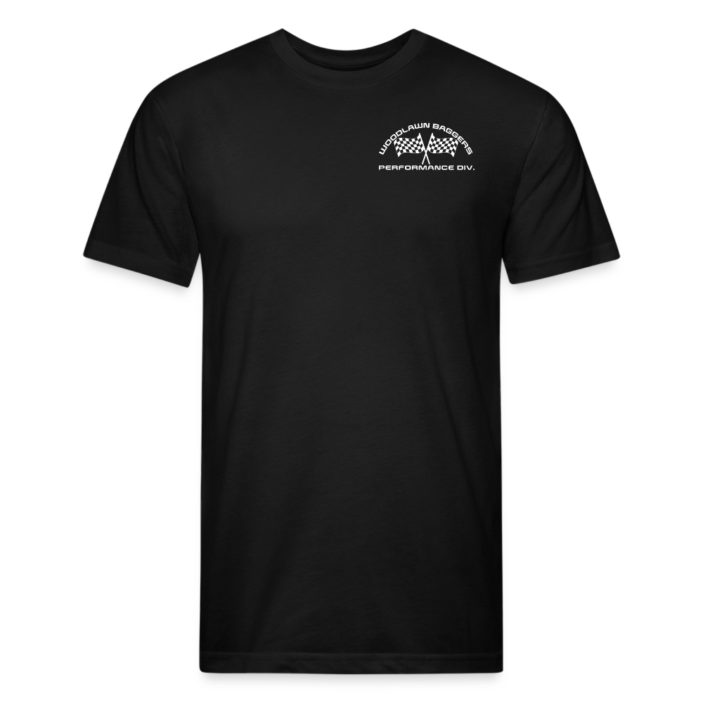Woodlawn Logo T-Shirt (white logo) - black