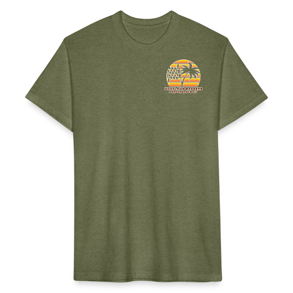 Woodlawn x Daytona 2024 T-Shirt - heather military green