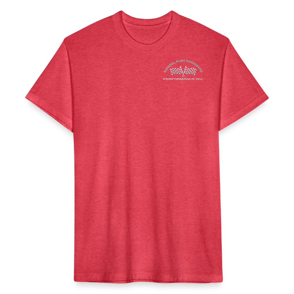 Woodlawn Metal Logo T-Shirt - heather red
