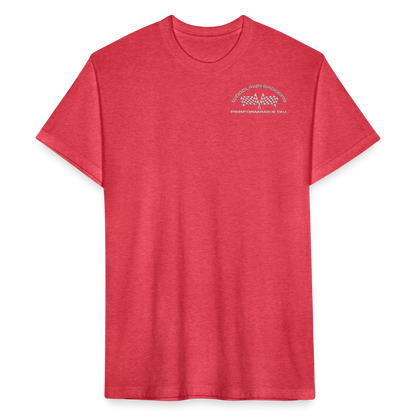 Woodlawn Metal Logo T-Shirt - heather red