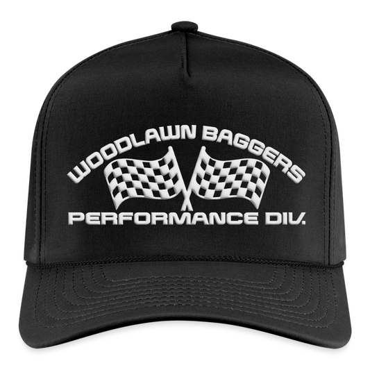 WBPD - Rope Cap (white logo) - black/black