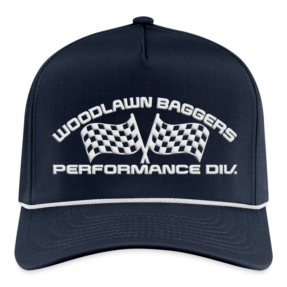 WBPD - Rope Cap (white logo) - navy/white