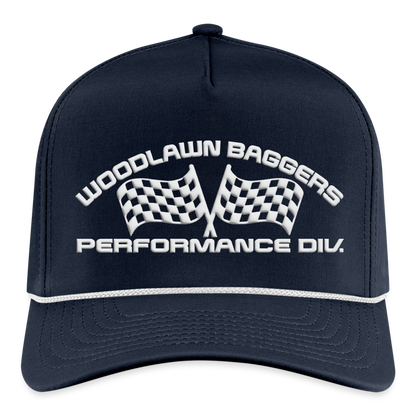 WBPD - Rope Cap (white logo) - navy/white