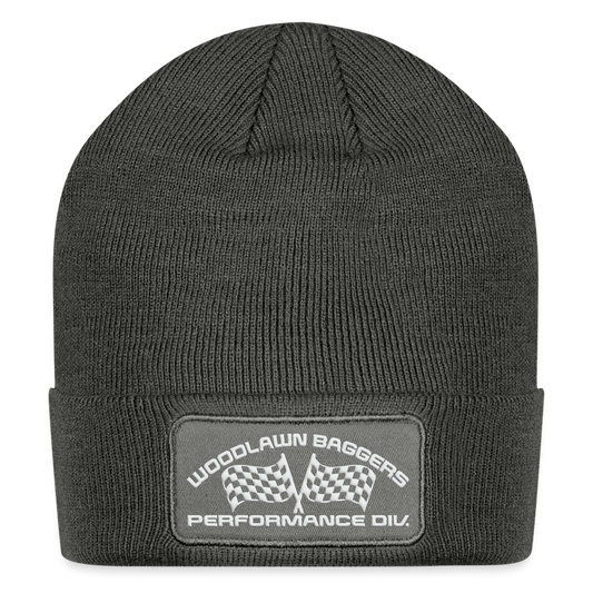 WBPD Patch Beenie - charcoal grey
