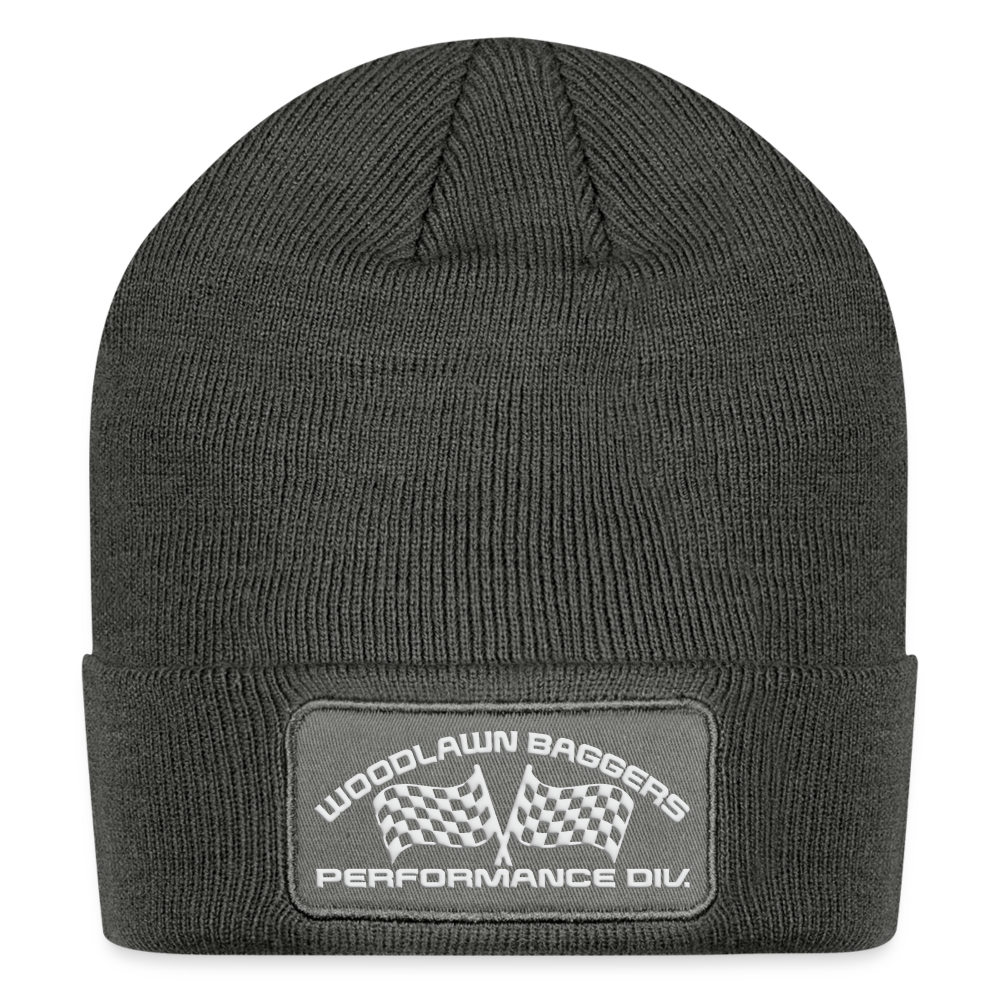WBPD Patch Beenie - charcoal grey