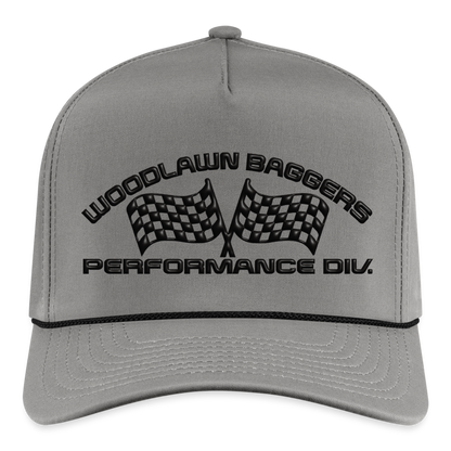 WBPD - Rope Cap (black logo) - gray/black
