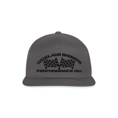 WBPD snapback - black logo - dark grey