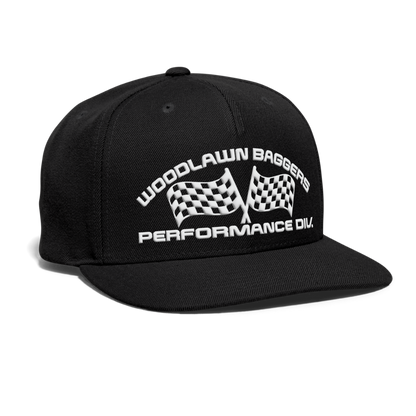 WBPD snapback - white logo - black