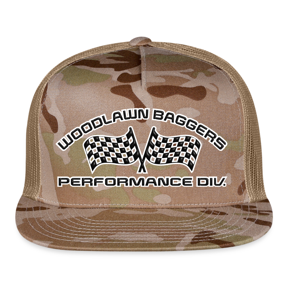 WBPD Flat Bill - Black Logo - MultiCam\tan