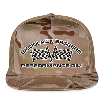 WBPD Flat Bill - Black Logo - MultiCam\tan