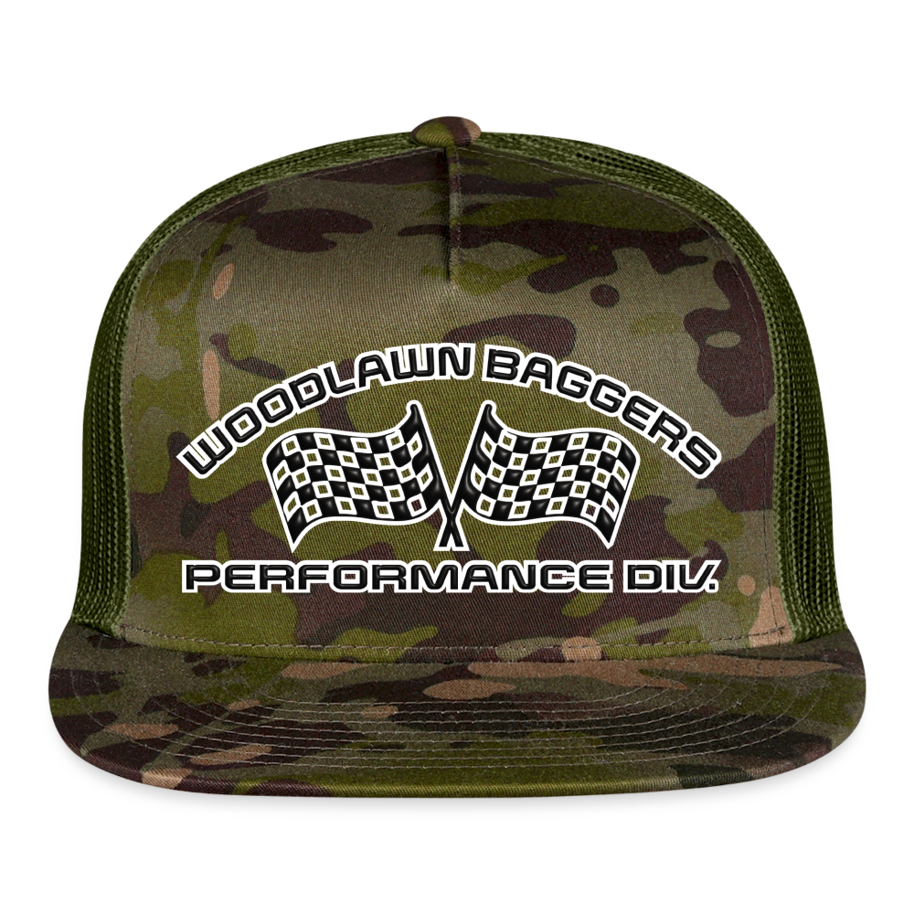 WBPD Flat Bill - Black Logo - MultiCam\green