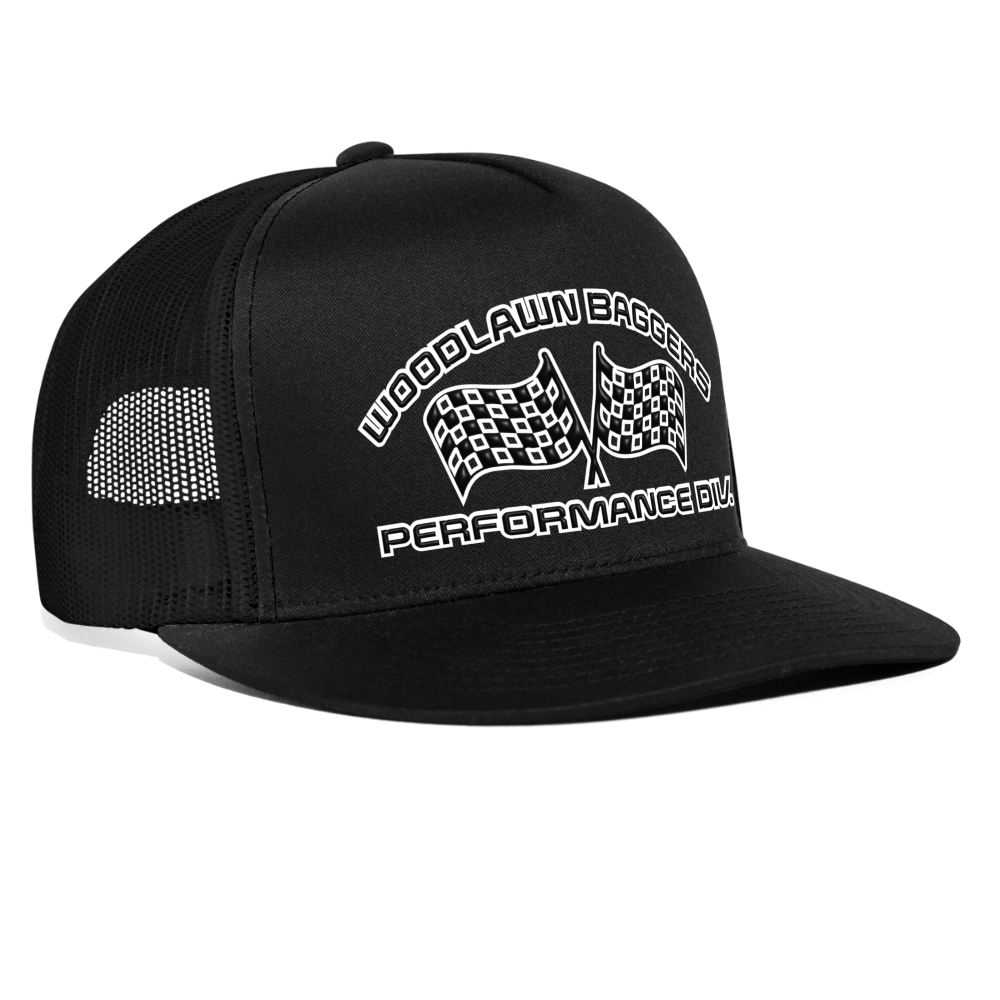 WBPD Flat Bill - Black Logo - black/black