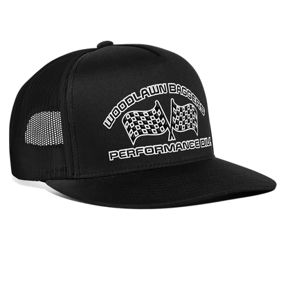 WBPD Flat Bill - Black Logo - black/black