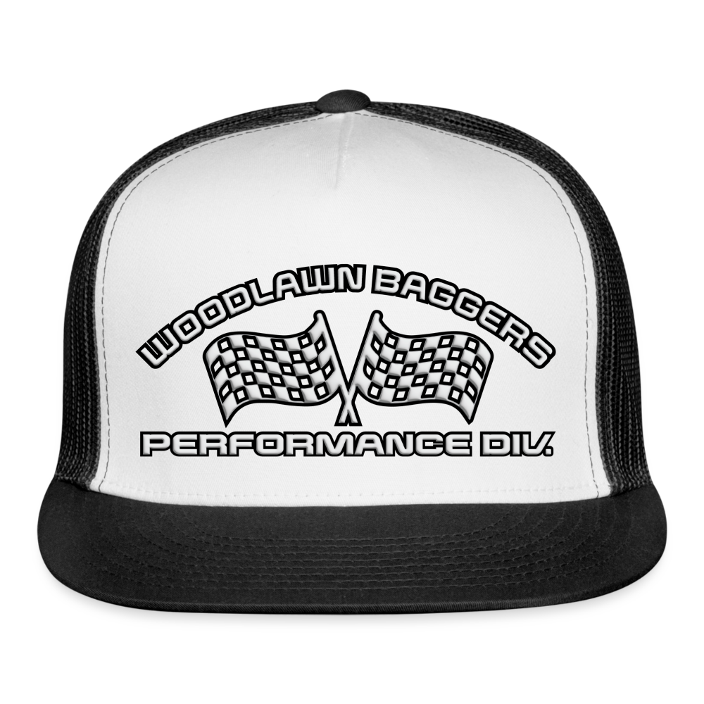 WBPD Flat Bill - White Logo - white/black