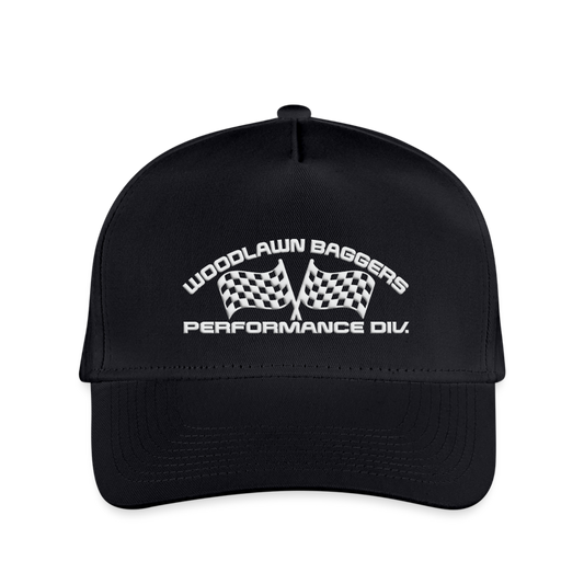 WBPD • Kid's Baseball Hat (white logo) - black