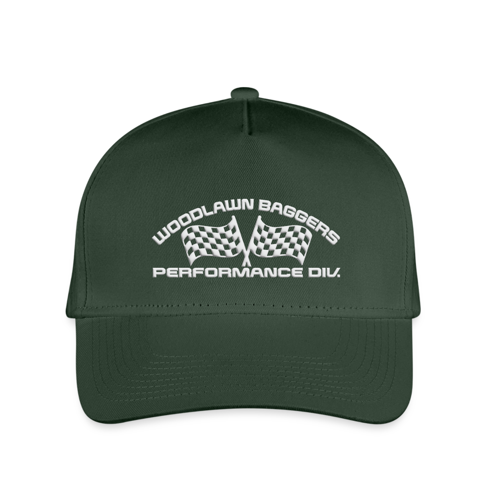WBPD • Kid's Baseball Hat (white logo) - forest green
