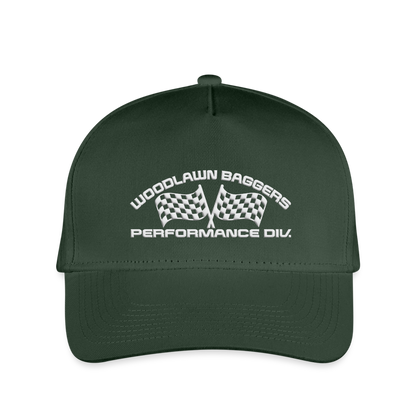 WBPD • Kid's Baseball Hat (white logo) - forest green