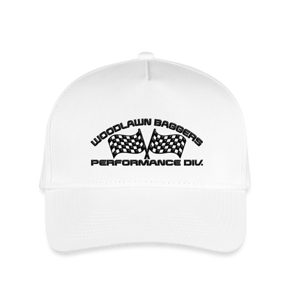 WBPD • Kid's Baseball Hat (black logo) - white