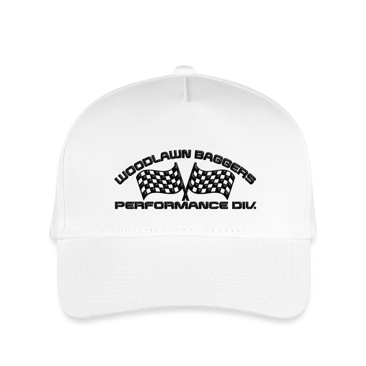 WBPD • Kid's Baseball Hat (black logo) - white
