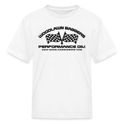 WBPD • Kids' Flag T-Shirt (black logo) - white