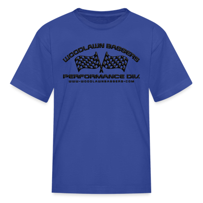 WBPD • Kids' Flag T-Shirt (black logo) - royal blue