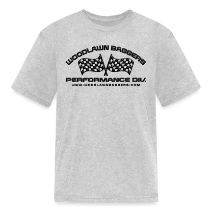 WBPD • Kids' Flag T-Shirt (black logo) - heather gray