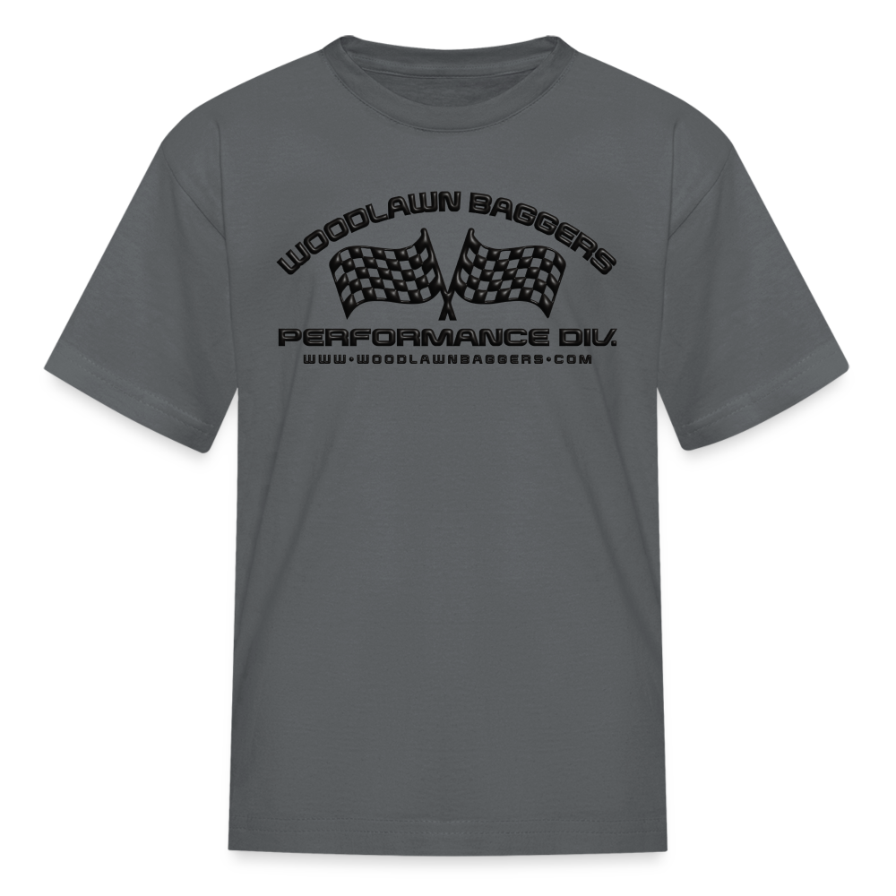 WBPD • Kids' Flag T-Shirt (black logo) - charcoal