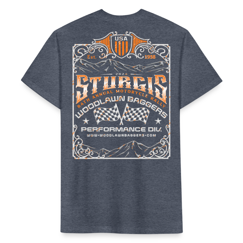 WBPD • Sturgis 2024 (orange) - heather navy
