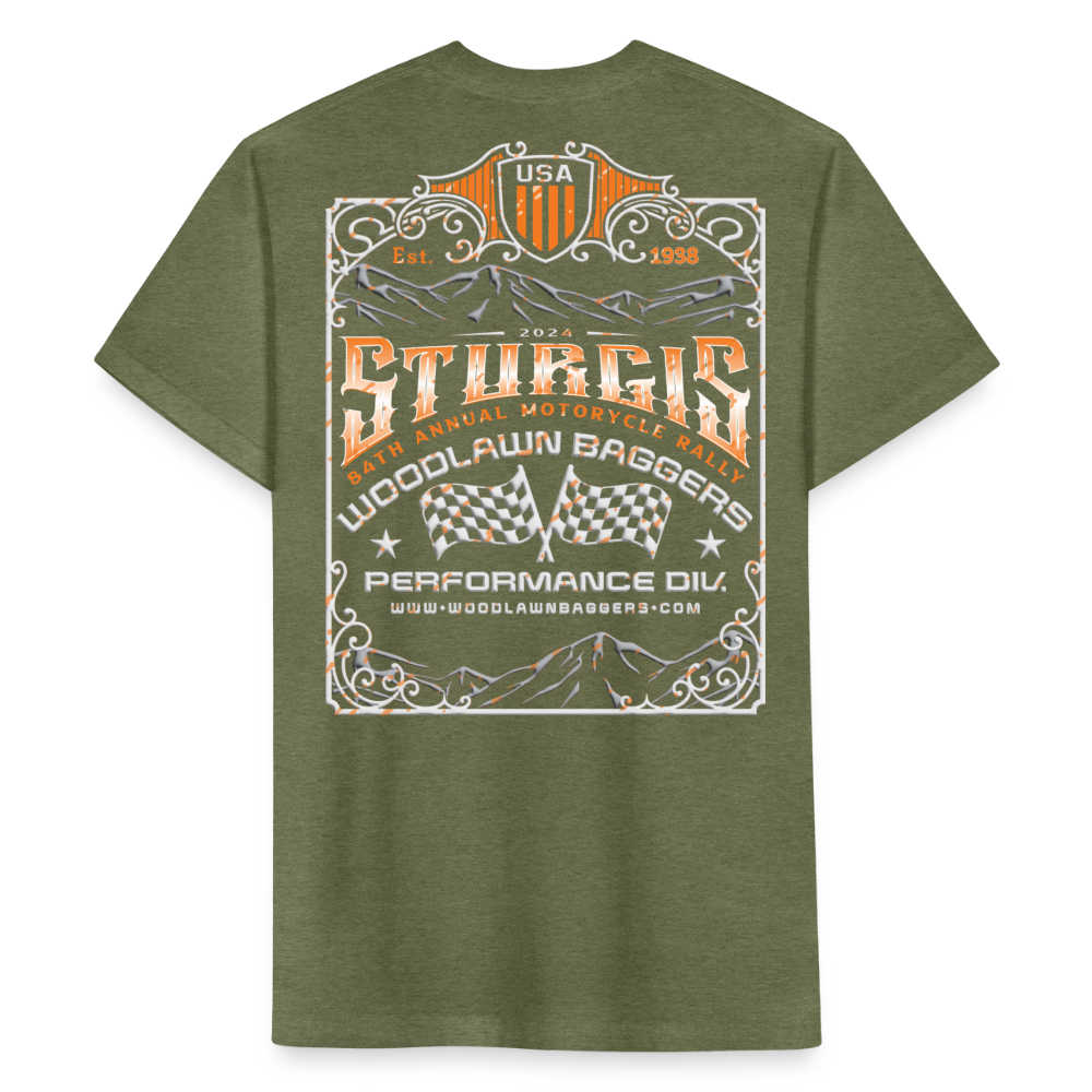 WBPD • Sturgis 2024 (orange) - heather military green