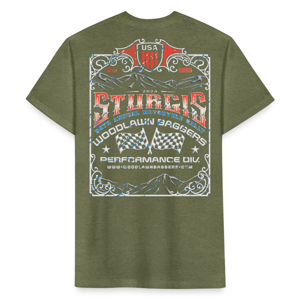 WBPD • Sturgis 2024 (Red White & Blue) - heather military green