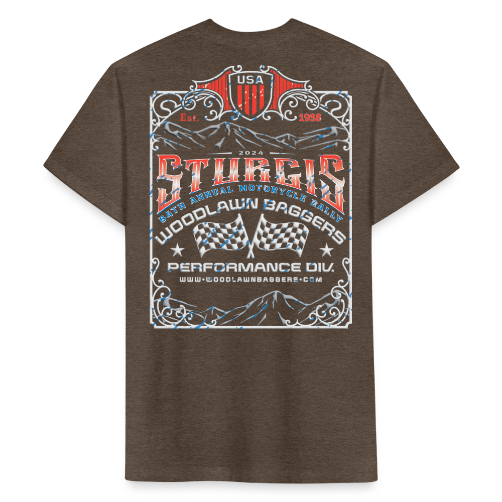 WBPD • Sturgis 2024 (Red White & Blue) - heather espresso