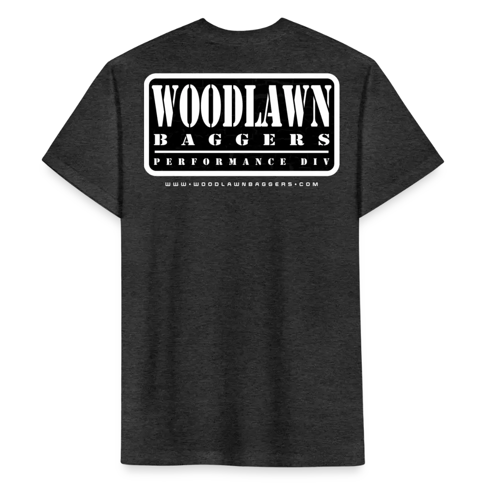 Woodlawn Patch T-Shirt - White w/black background