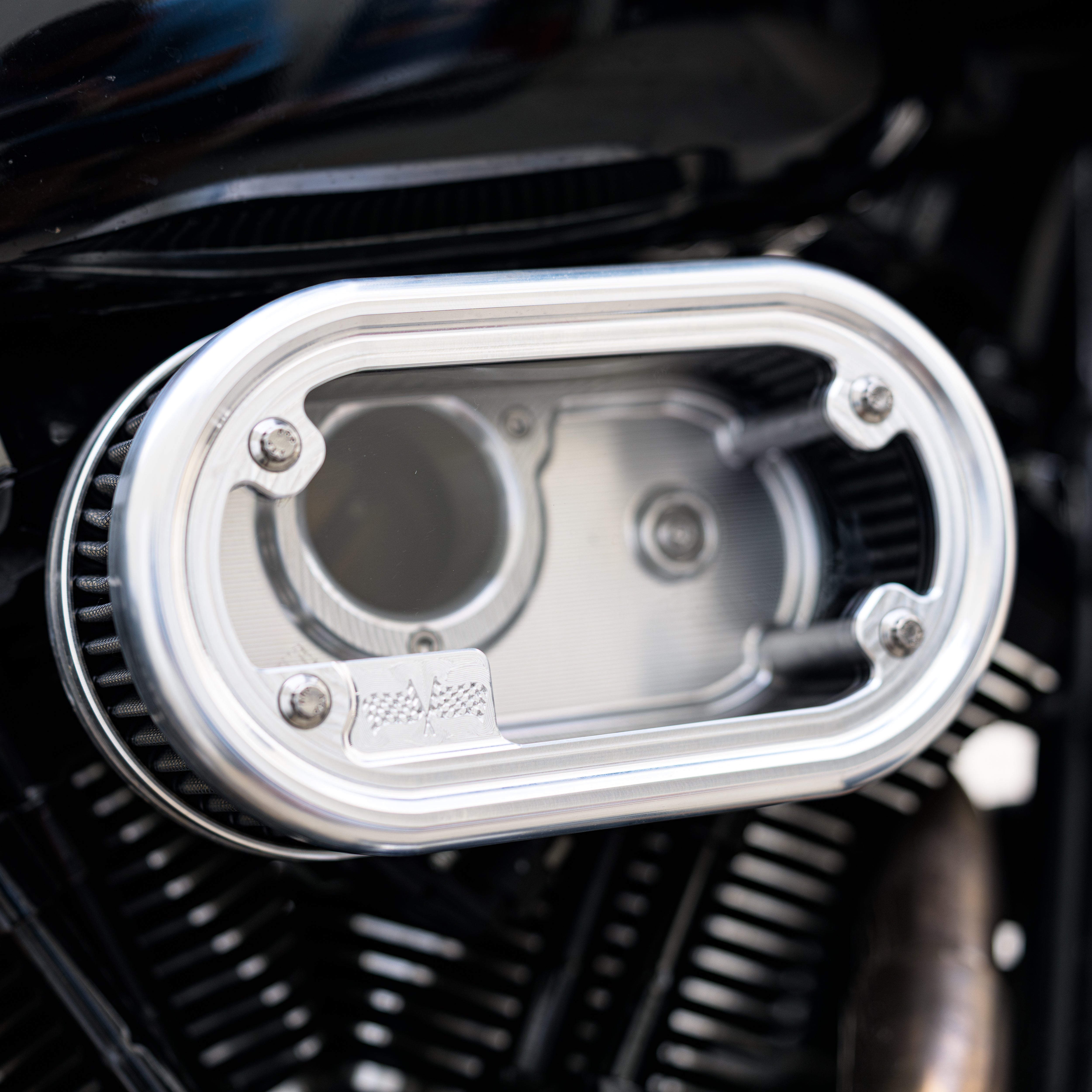 Woodlawn Branded Billet Air Cleaner (23.5+ Harley-Davidson Touring)