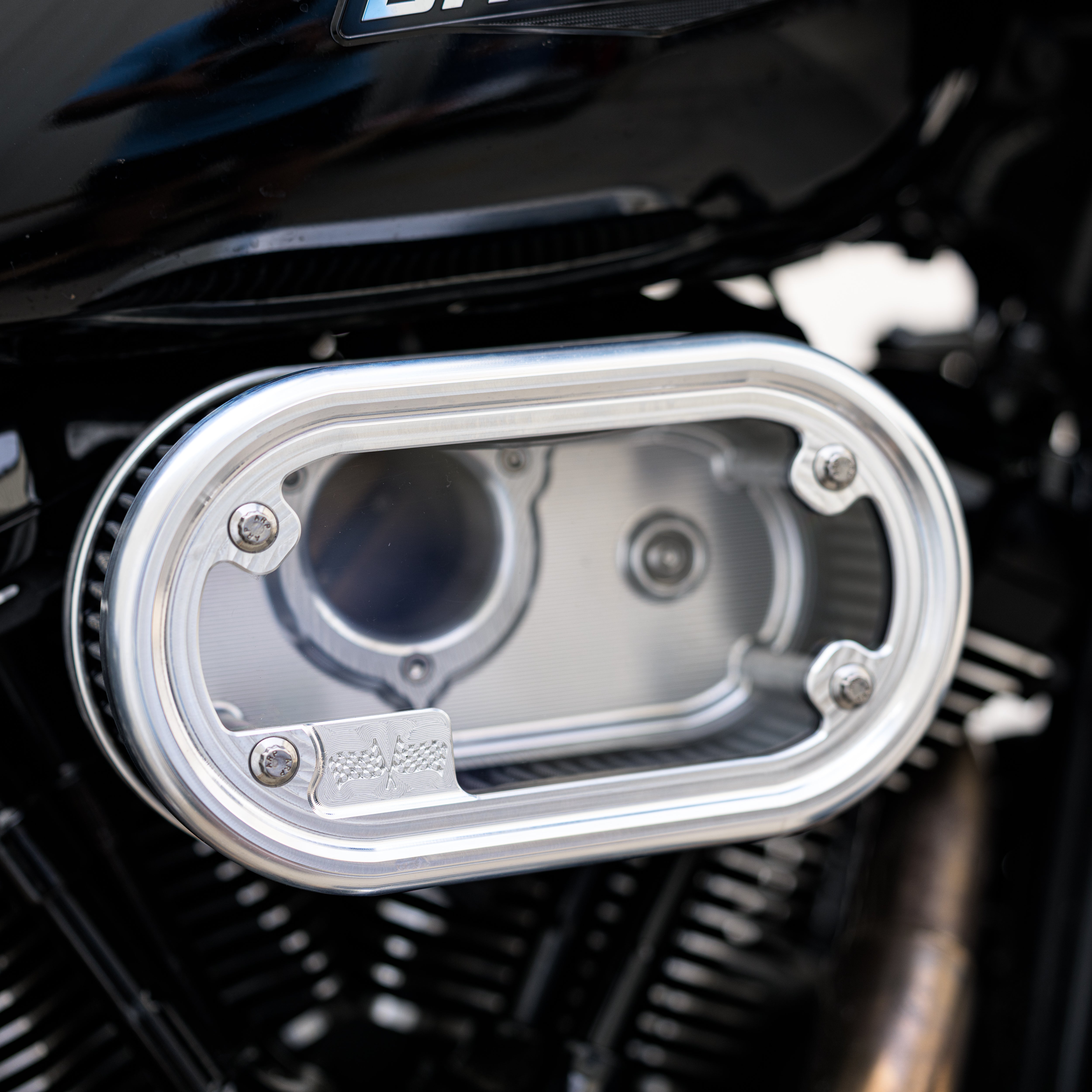 Woodlawn Branded Billet Air Cleaner (23.5+ Harley-Davidson Touring)