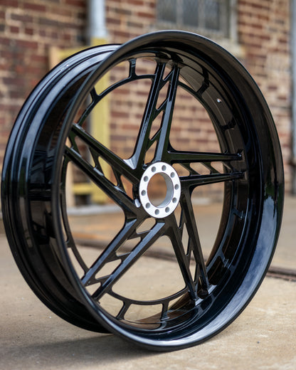 Woodlawn Baggers Performance Division Motorcycle Wheels │ Directional Trac-Lite with Speed Ring